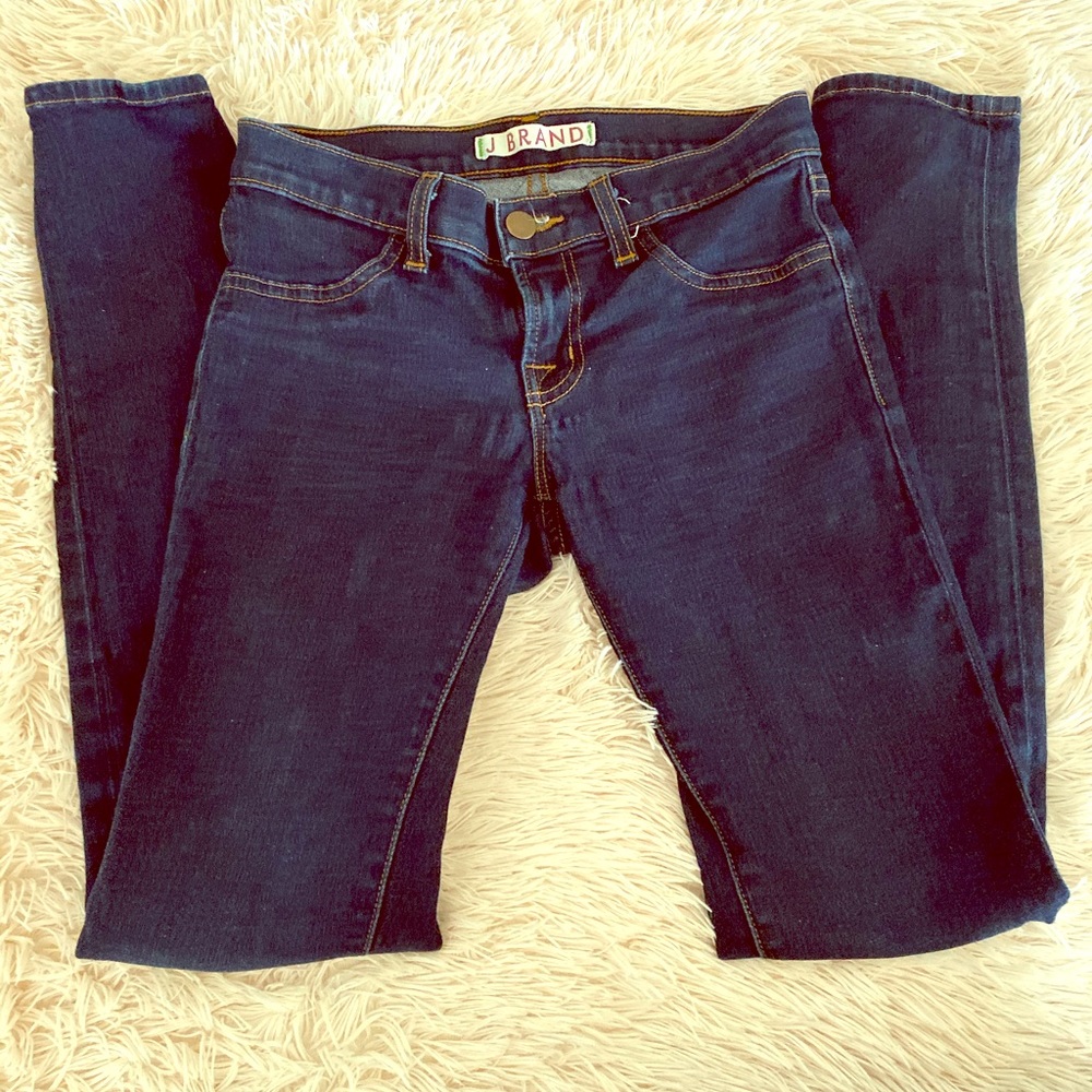 J Brand Starless Dark Rinse Leggings